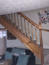 Staircase before glass refit